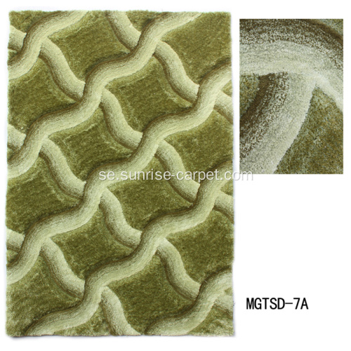 Elastic &amp; Silk 3D Shaggy Med Microfiber Carpet